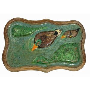 Mens Vintage Carved Wood Belt Buckle Rustic Outdoor Hunting Novelty Lodge